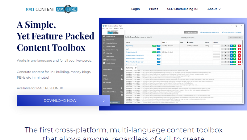 SEO Content Machine - Trình tạo bài viết SEO tốt nhất