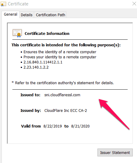 Cài đặt chứng chỉ SSL