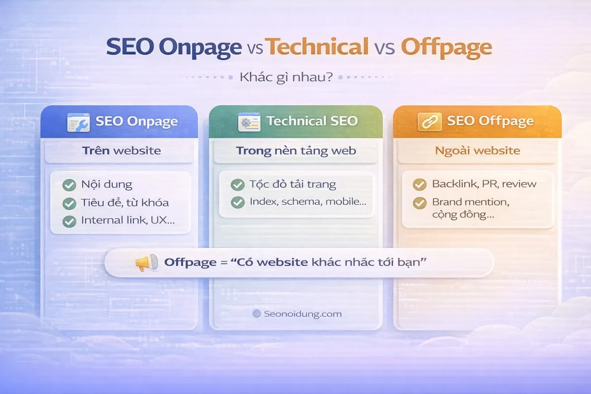 seo onpage & technical& offpage
