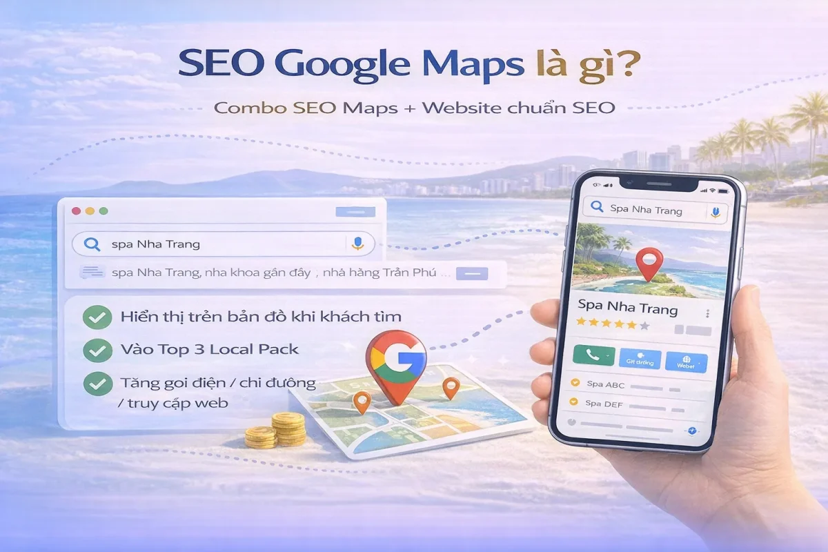 SEO Google Maps là gì? Vì sao doanh nghiệp Nha Trang không nên bỏ qua?