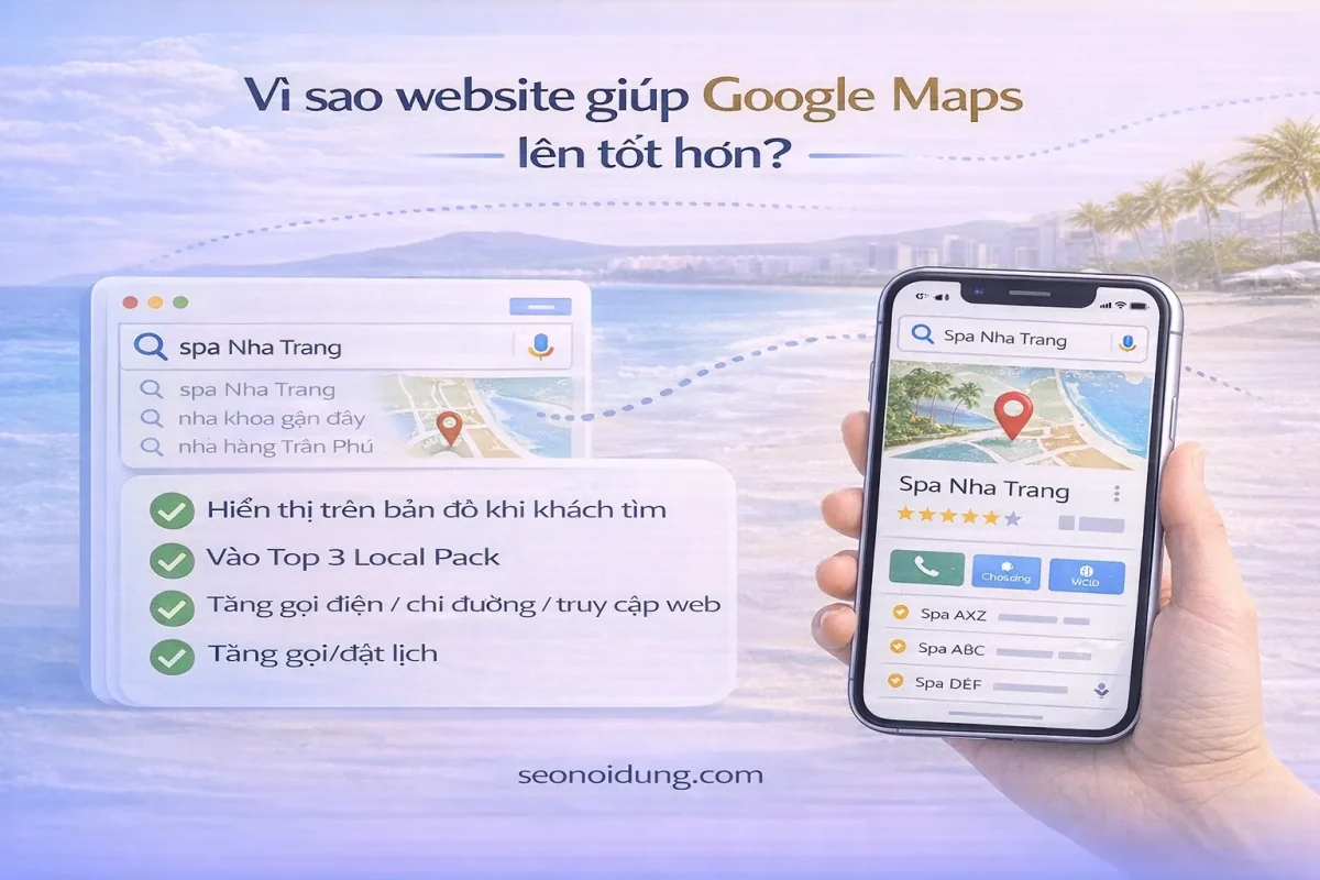 vì sao website giúp google map tốt hơn
